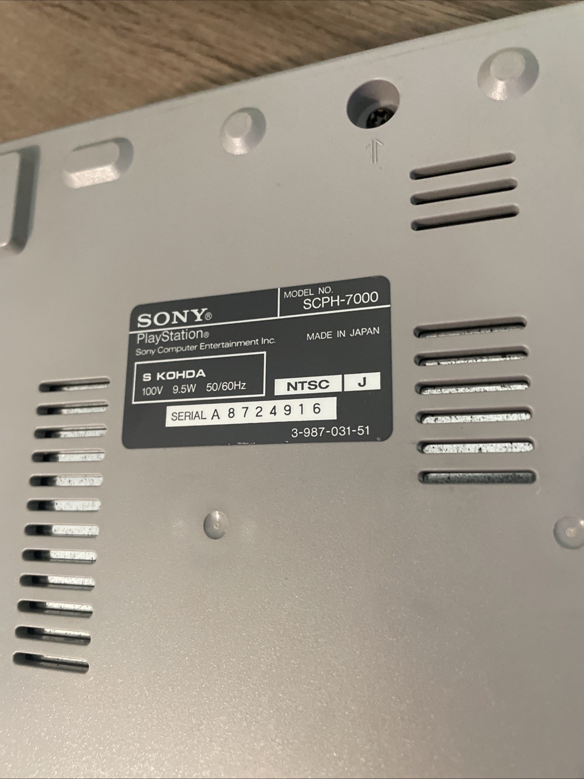 Japanese Sony PlayStation Console – SONY PS1 – Console Only – Working – Japanese