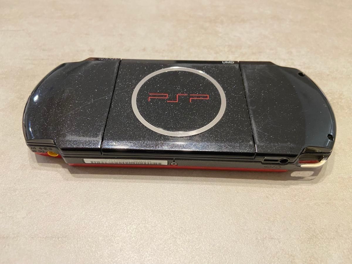 PSP-3000RR Red Limited Edition Console with Charger & Case