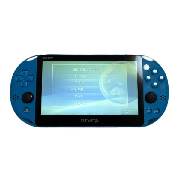 Sony PlayStation PS Vita Aqua Blue PCH 2000 Za23 Console only PSV Slim [H] Japan