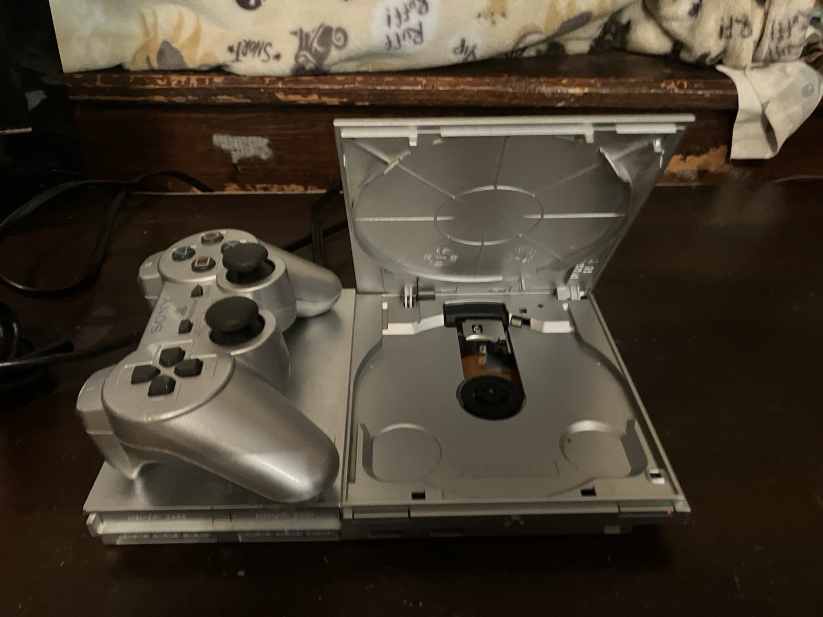 Sony PS One Slim Silver Console w/ DualShock Controller, Memory Card Slot