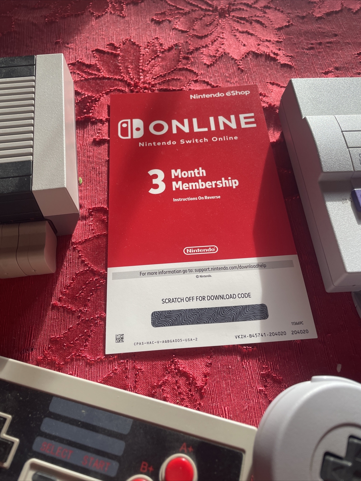 snes & NES Classic Two NES Wireless Controllers With Nintendo Online Membership