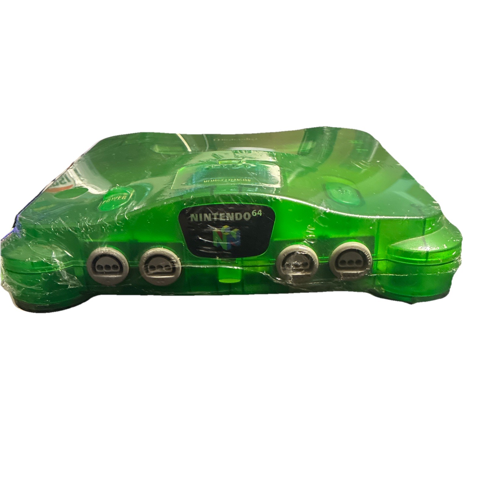 Nintendo N64 Funtastic Jungle Green Console Only OEM US NUS-001 Jumper Pac