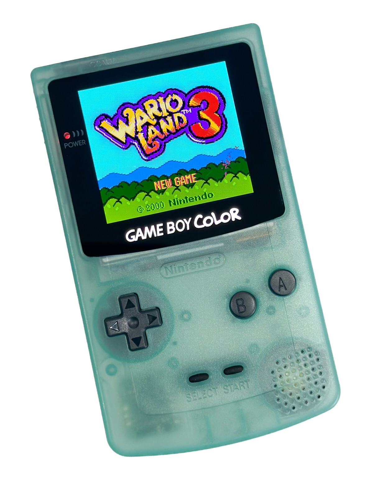 Nintendo Game Boy Color System GBC AMOLED OLED Q5 XL Touchscreen LCD Glow Green