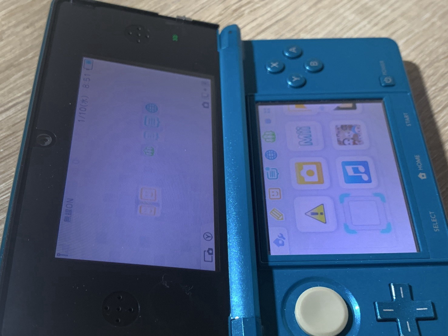 1922 Nintendo 3DS Aqua Blue Very Good Tested