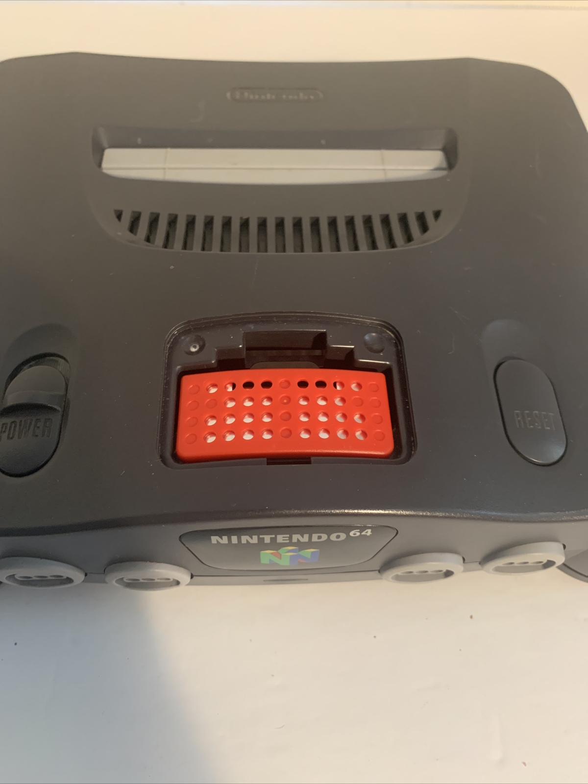 Nintendo 64 Console W/ 4 Controllers , memory cards rumble paks expansion pak