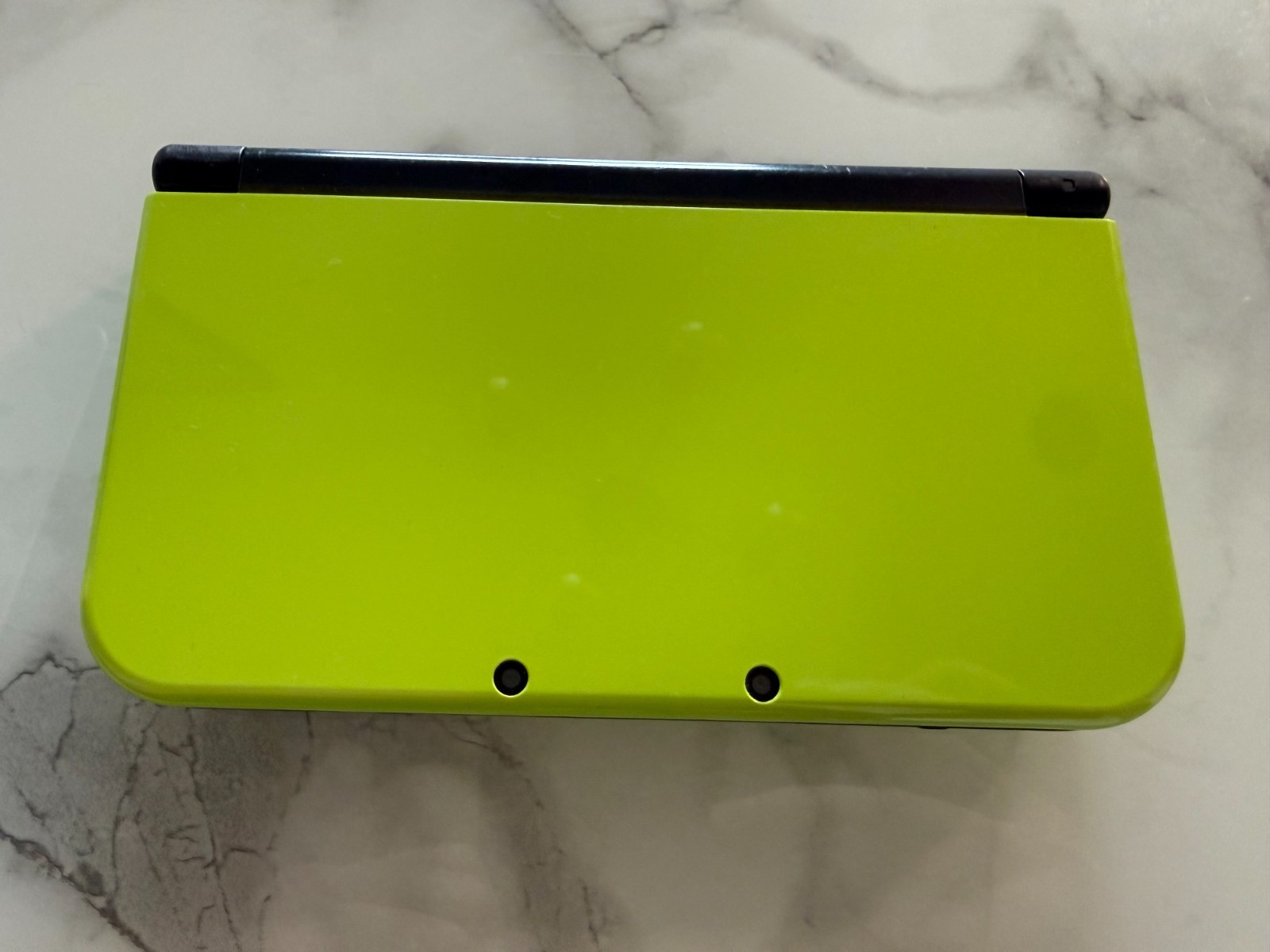 Nintendo New 3DS XL Lime Green Black Top IPS Circle Pad Missing JP