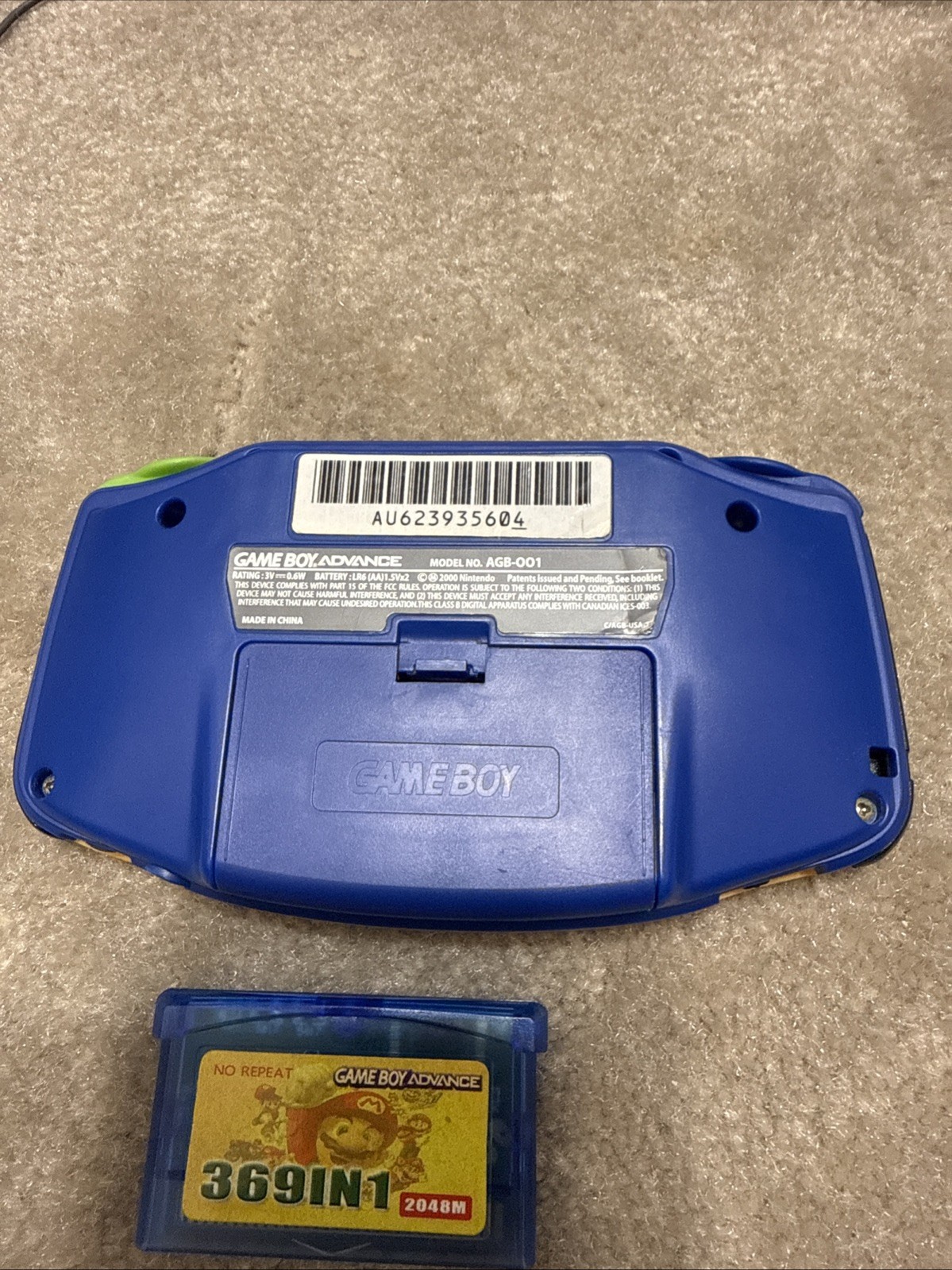 Pikachu Game Boy ￼Advance Custom Console