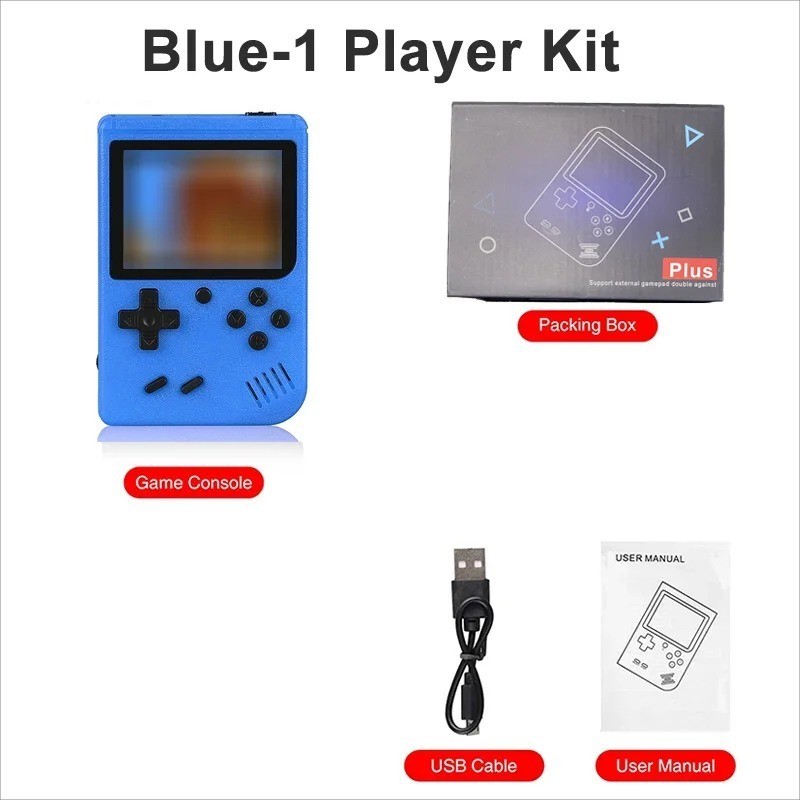 Portable Retro Min Handheld Game Console 8-Bit with 500 Built-In Games