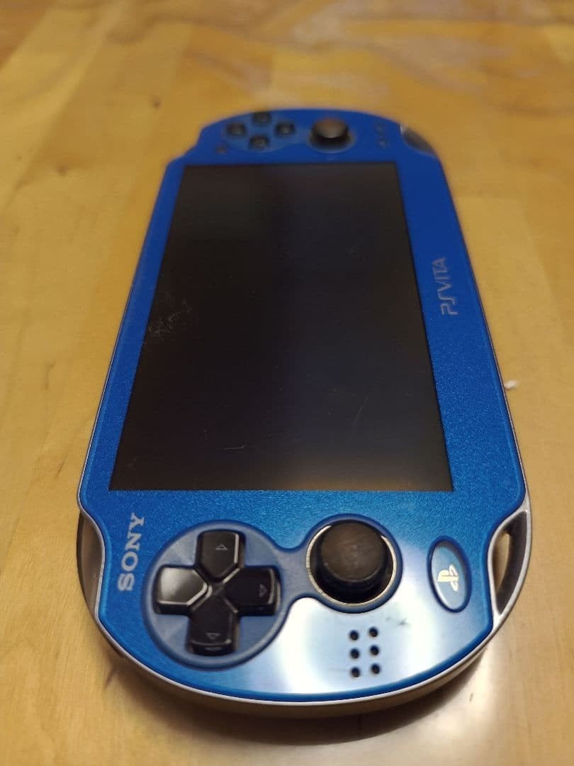 SONY PS Vita PCH-1000 Console Sapphire Blue Tested