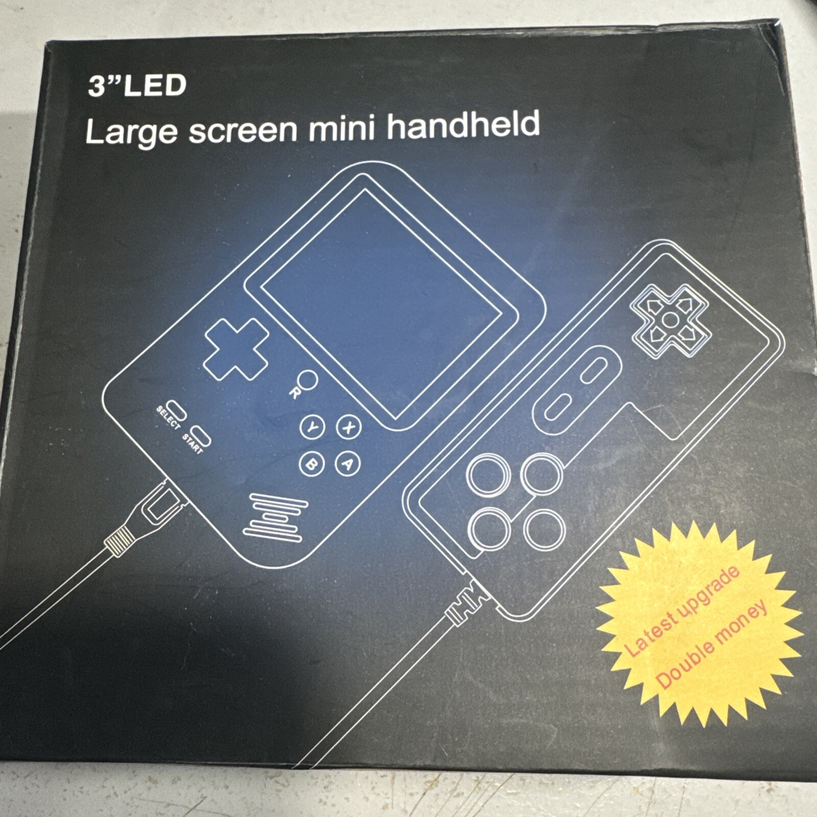 Mini Game Console 3”LED Large Screen Retro FC Portable Red
