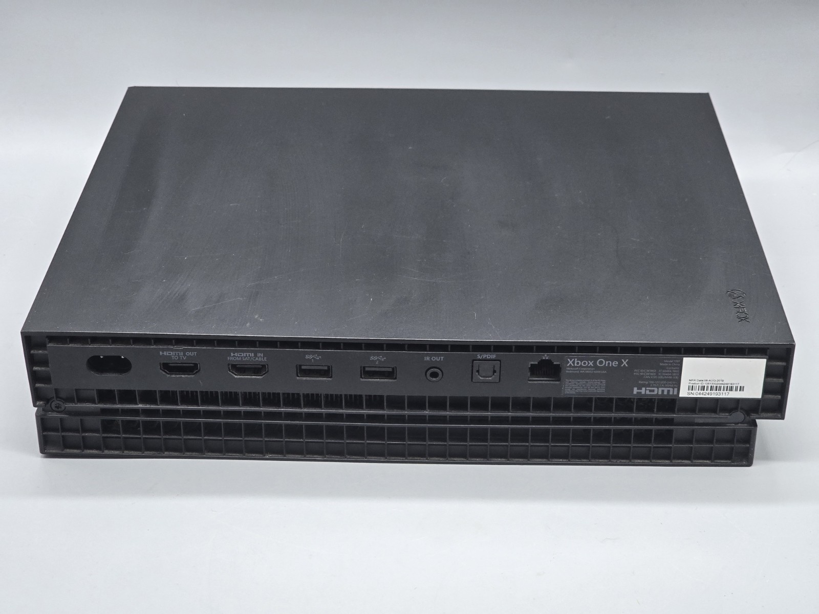 Xbox One X 1TB Console 1787 Series Controller All Cords Tested & Working