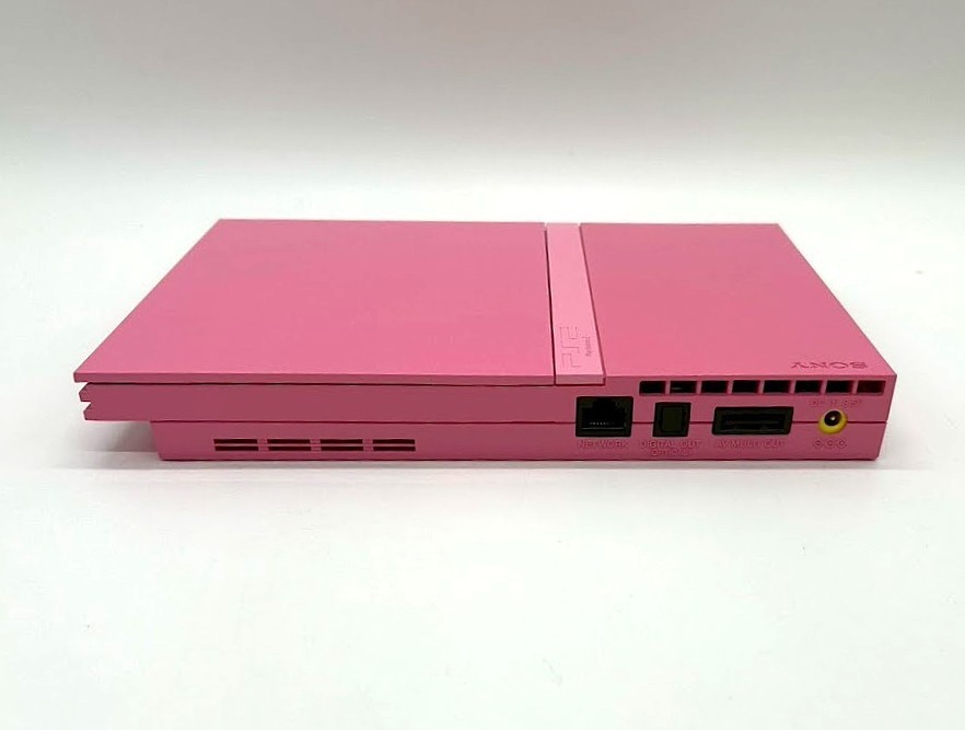 SONY Playstation2 PS2 Slim Console SCPH-77000 PK Controller Game NTSC-J #510