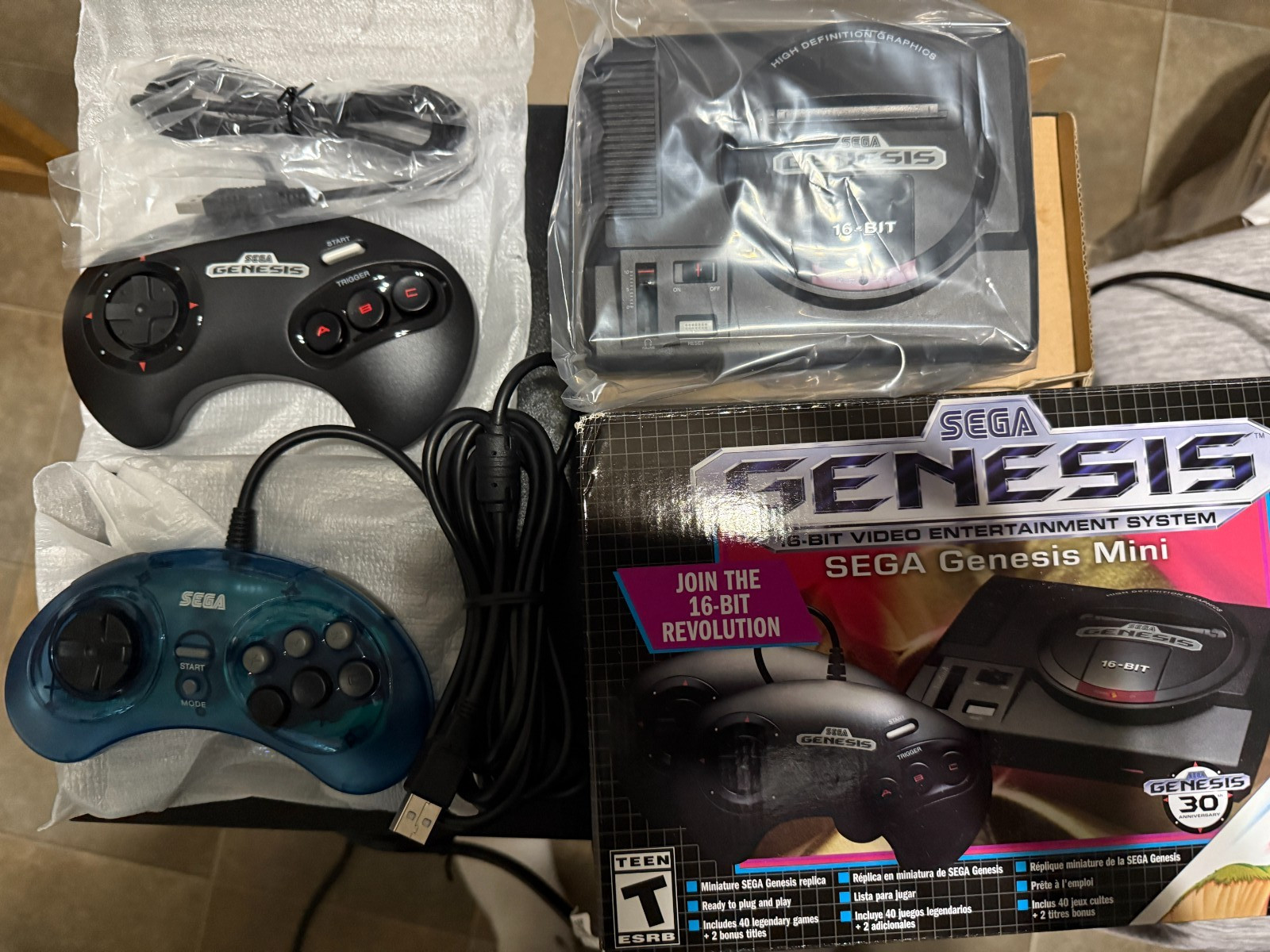 SEGA Genesis Mini Home Game Console – Black