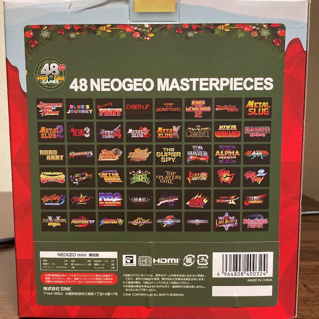 Neo Geo Hard NEOGEO mini body Christmas limited edition From Japan