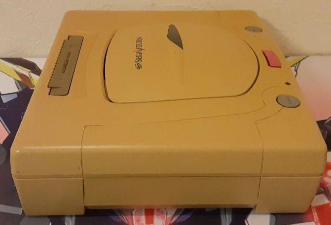 Sega Saturn Console + 1 Game controller NTSC-J HST-3220 white Tested s1314M