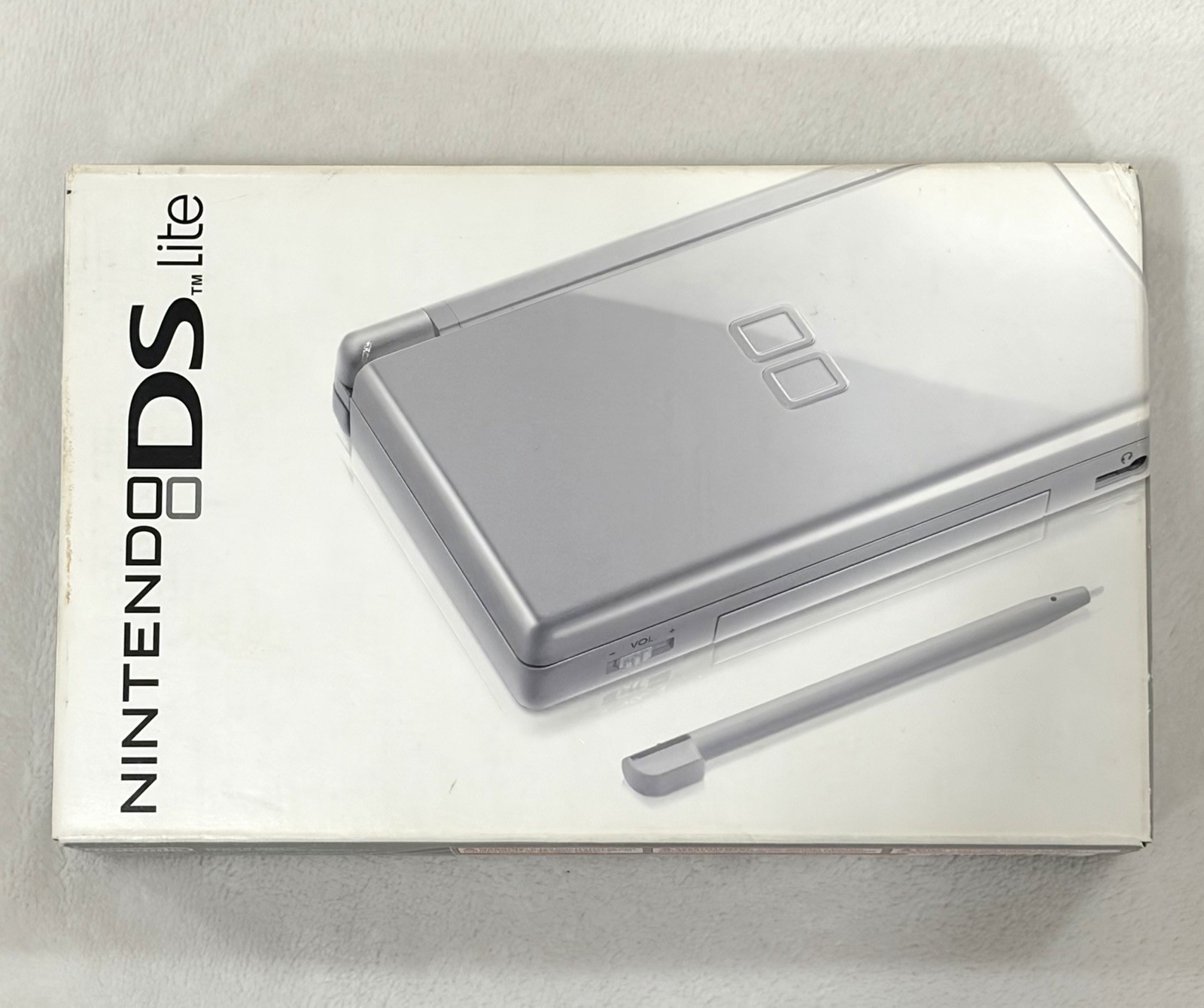 Nintendo DS Lite Metallic Silver Handheld System Brand New Factory Sealed