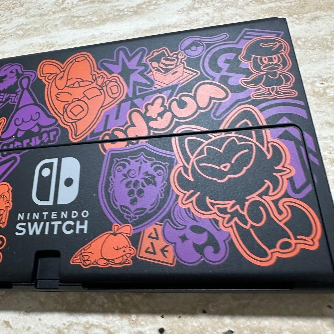Nintendo Switch Model Scarlet & Violet Limited Edition Complete in Box Near 6464