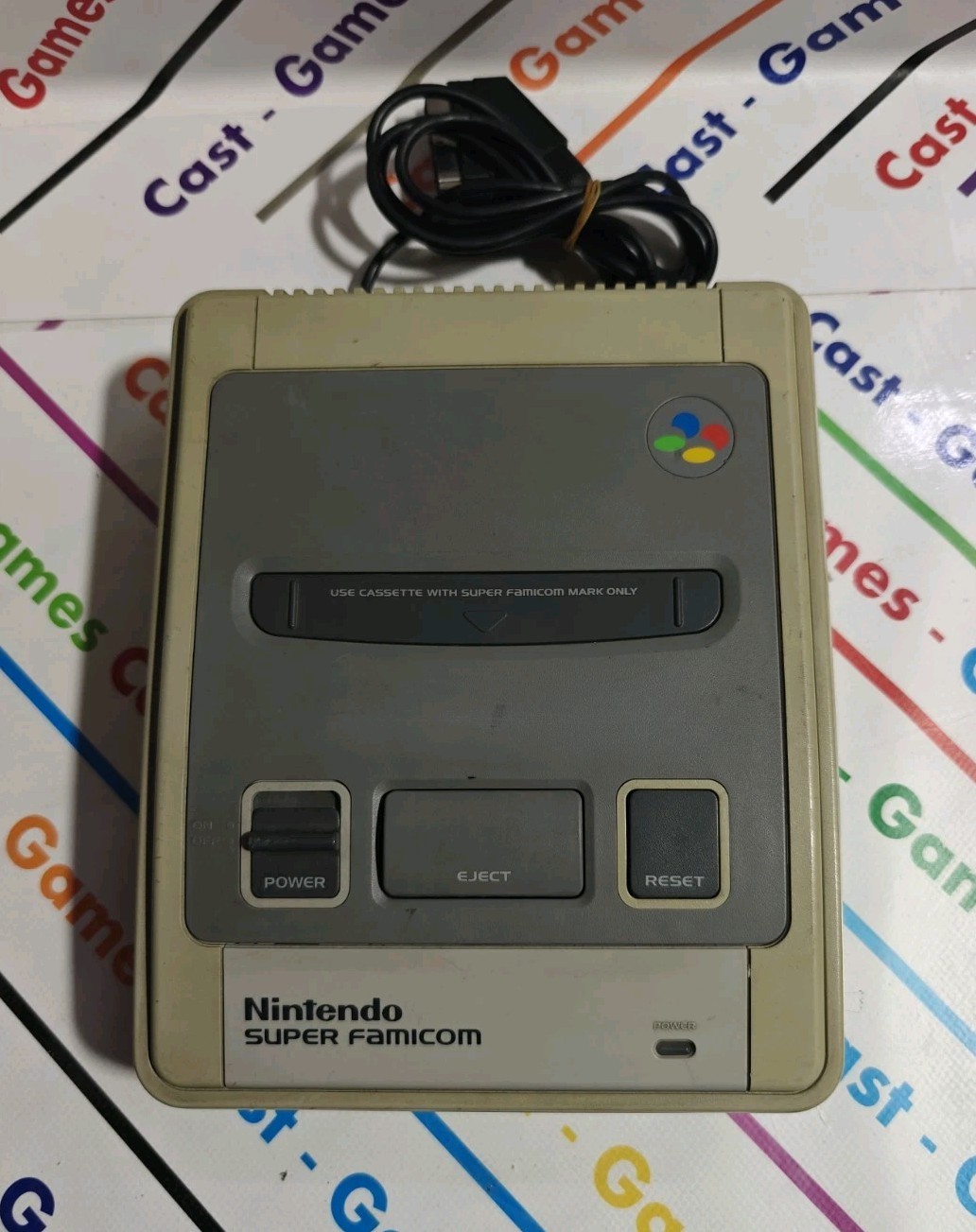 NINTENDO SUPER FAMICOM SNES CONSOLE (TESTED) NO CABLES & CONTROLLERS
