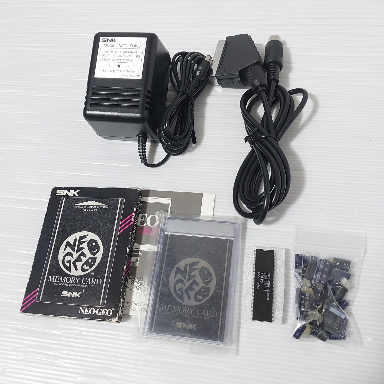 SNK NEO GEO AES Japanese Console RGB Bypass BIOS Socket Recap #264374 AES3-6