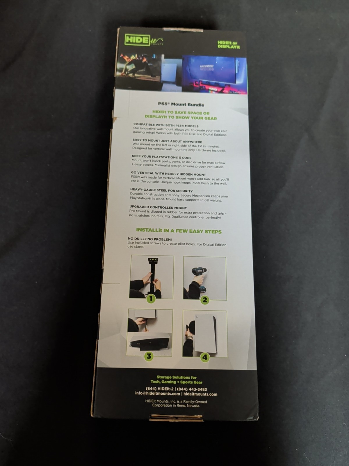 PlayStation 5 Console and Controller Pro Wall Mount Bundle