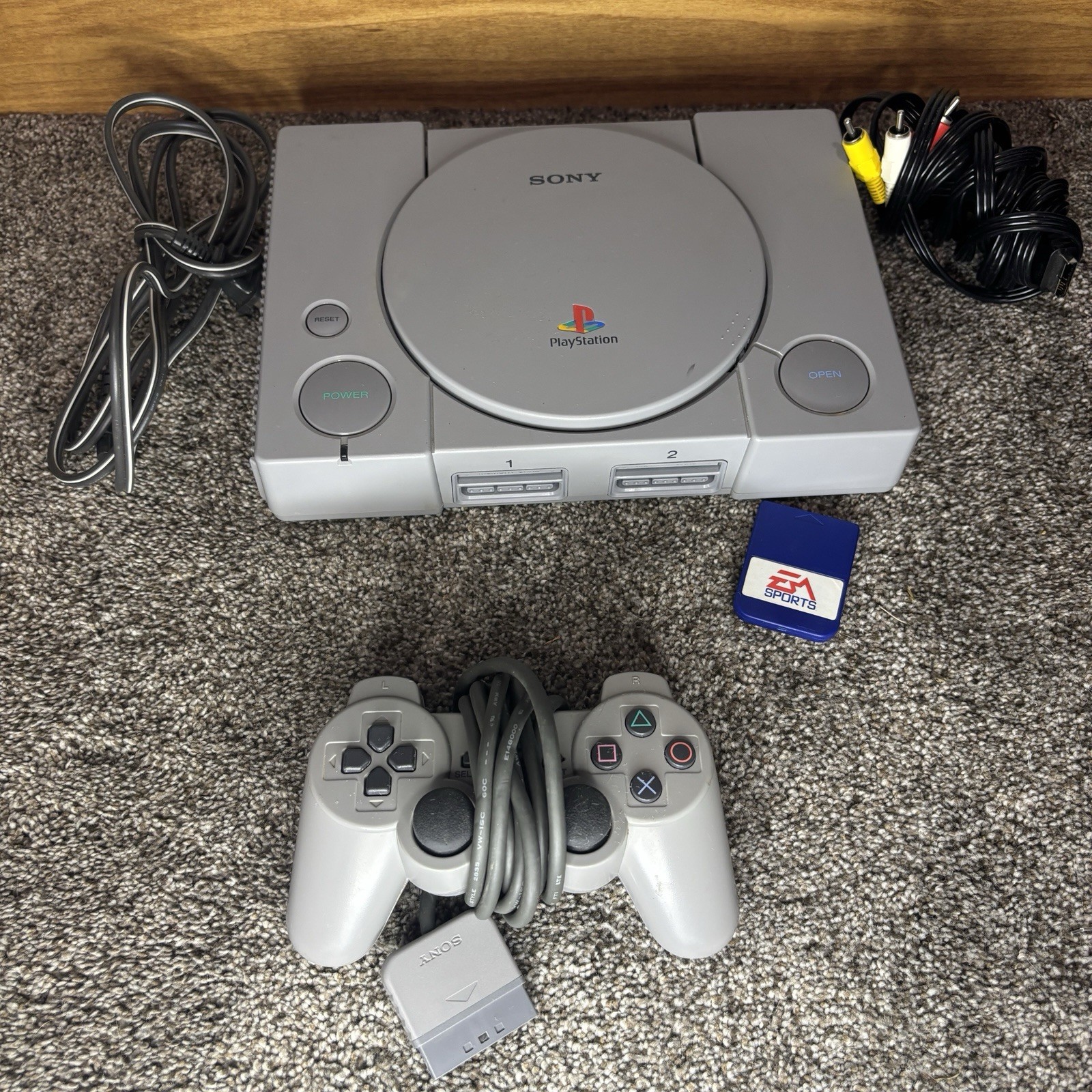 Sony PlayStation Console One Controller and Memory Card Included