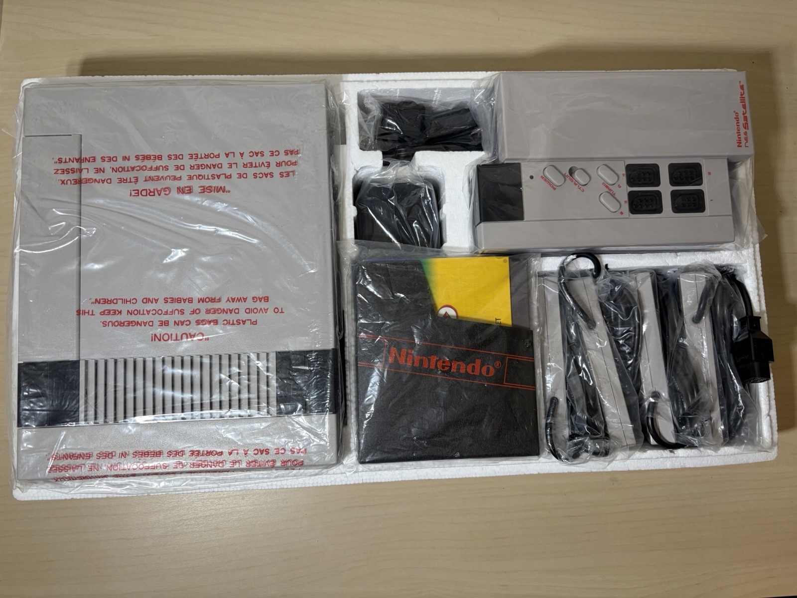 Nintendo NES Sports Set Game Console – Complete In Box – Mint – Partially New