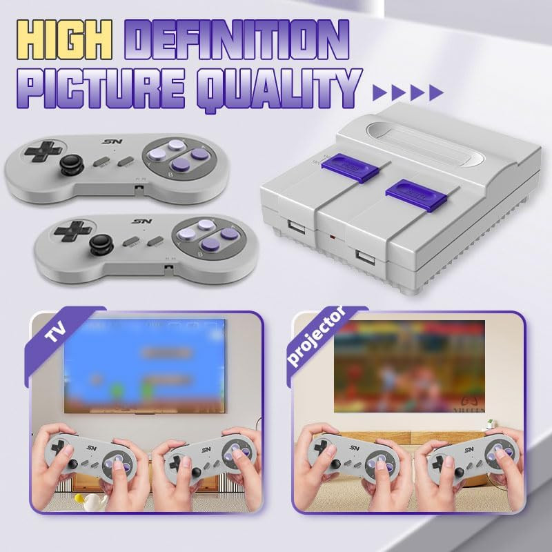 16Bit Retro Video Game Console 4K TV Hdmi-Compatible Game System Plug and Play 8