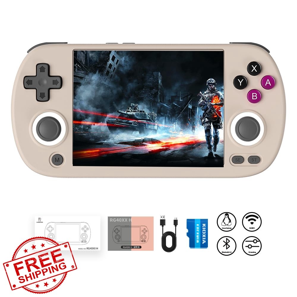 Anbernic RG40XX H Retro Handheld Game Console RG40XXH Retro Gaming Console wi…