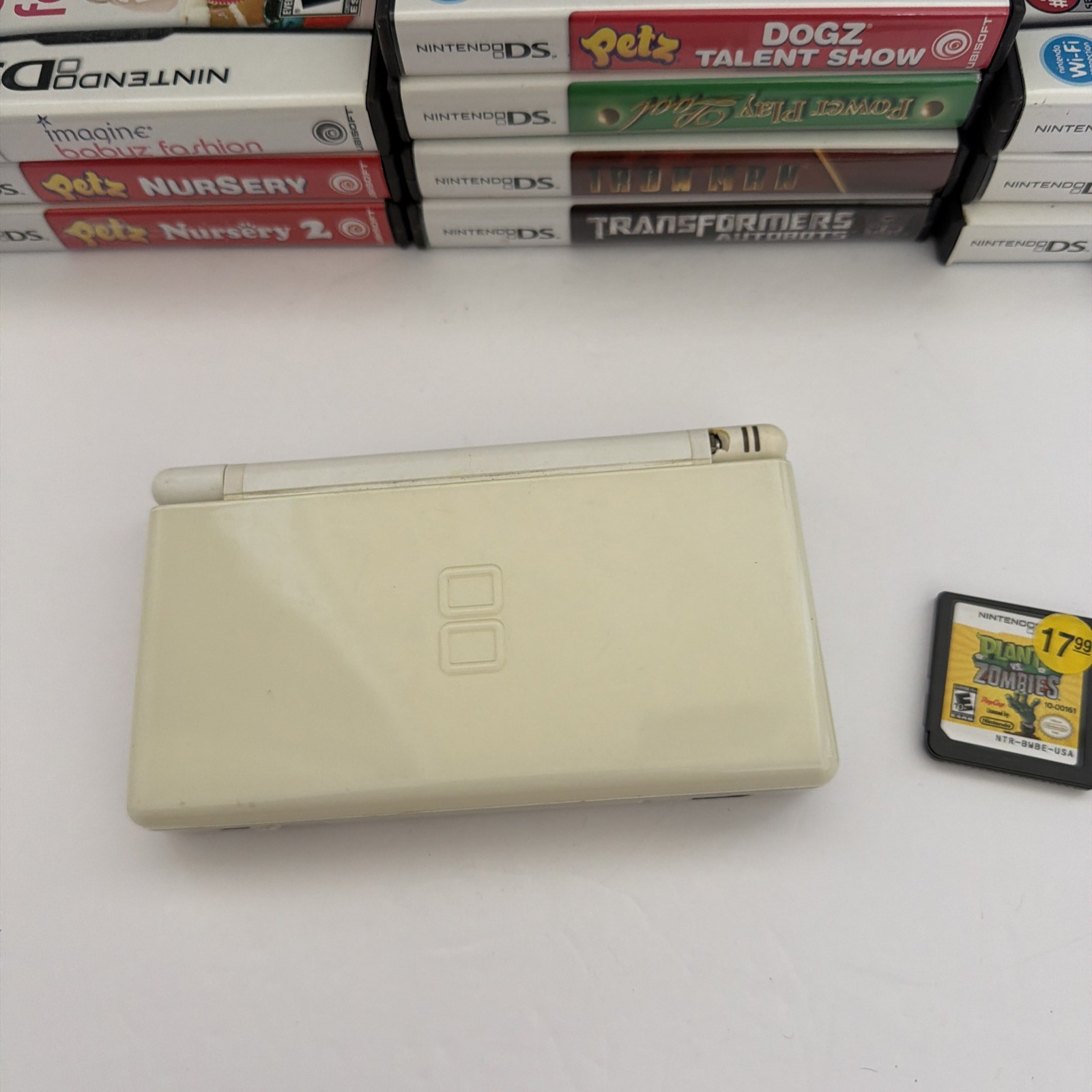 Nintendo DS Lite Original Handheld System Games Console White W/Games READ