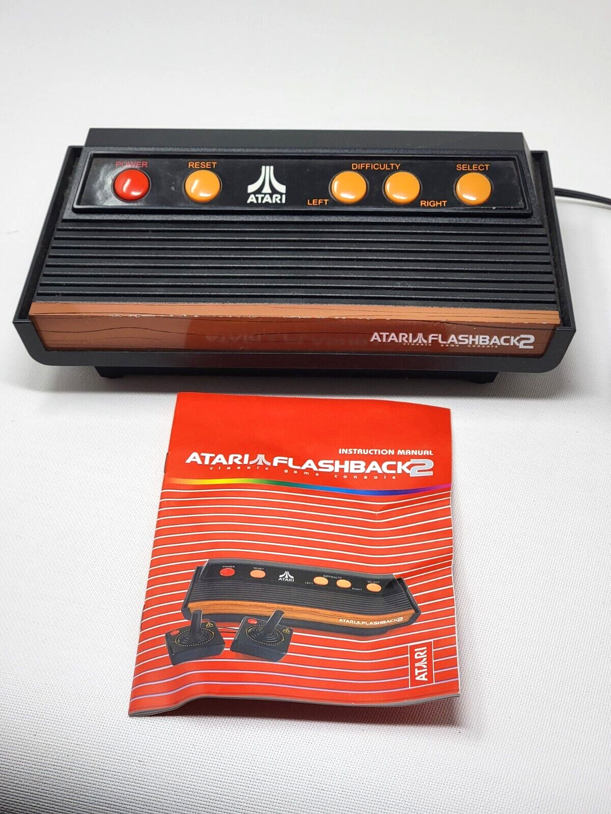 2005 Atari Flashback 2 with Joystick & Dial Controllers 40 Games Loaded