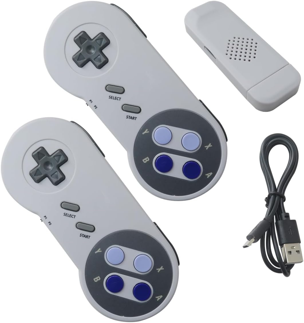 SF900 for NES Retro Video Game Console HD Game Stick 5000 Games with 2X Wireless