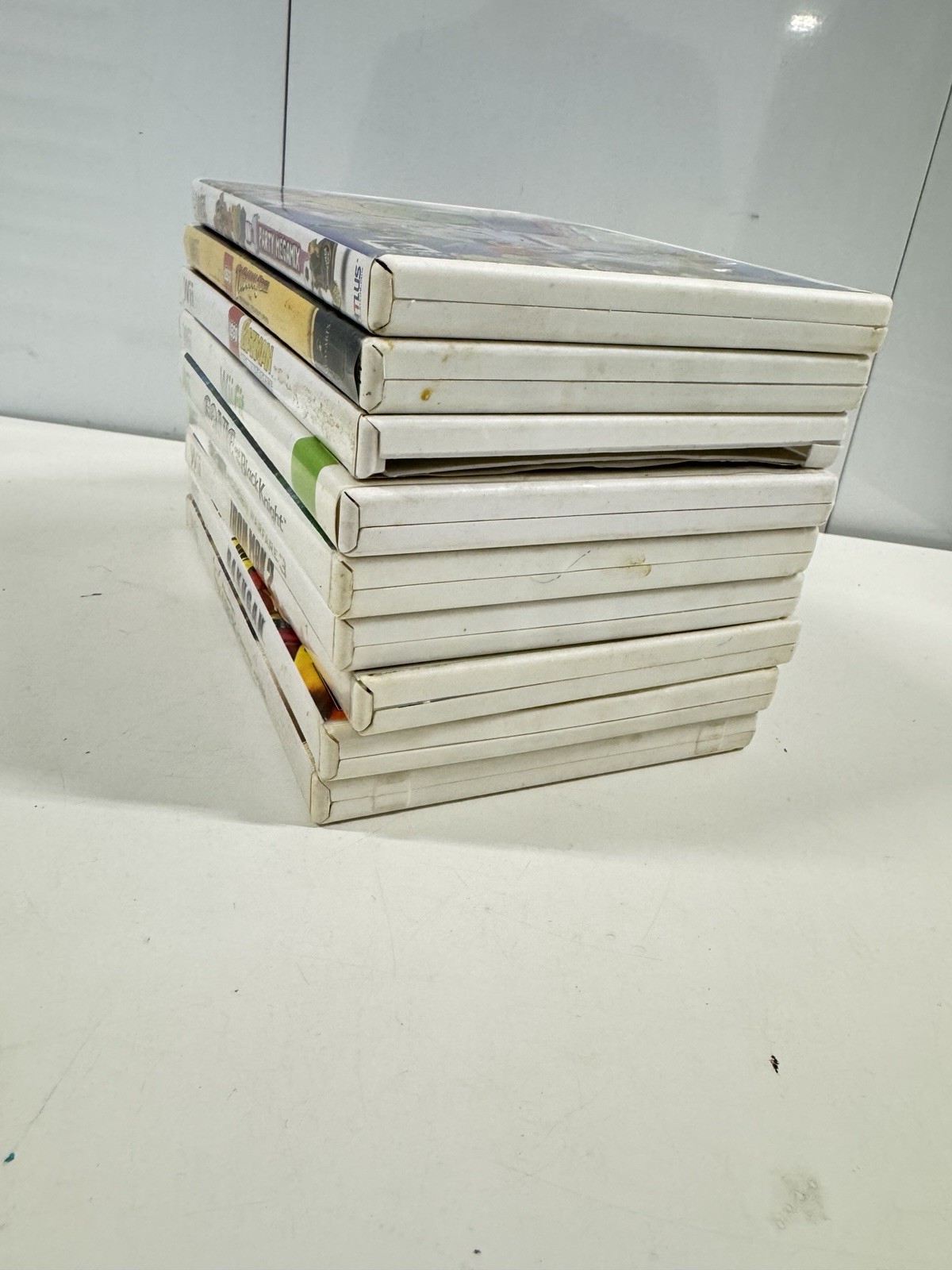 Nintendo Wii Red Console Bundle ‘ No Controllers ‘ 9 Games