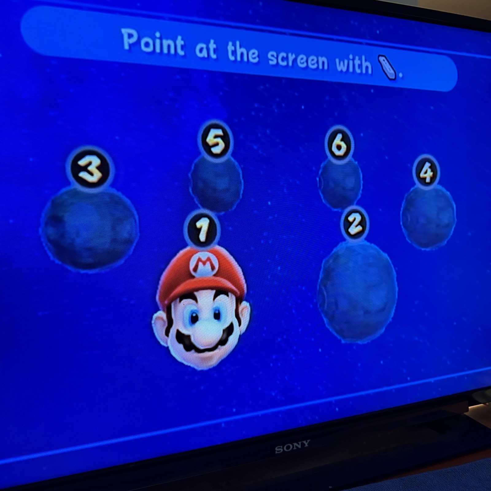 Nintendo Wii Console Bundle w/ Remote, Nunchuk Cords 3 Games Super Mario Galaxy