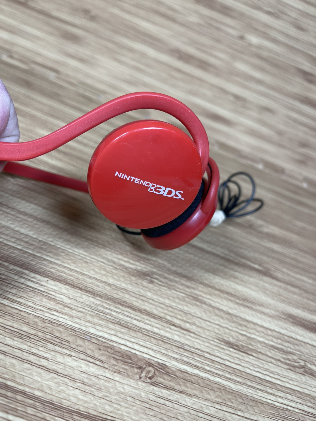 Nintendo 3DS Headphones Mario Red OEM Plug In Tested