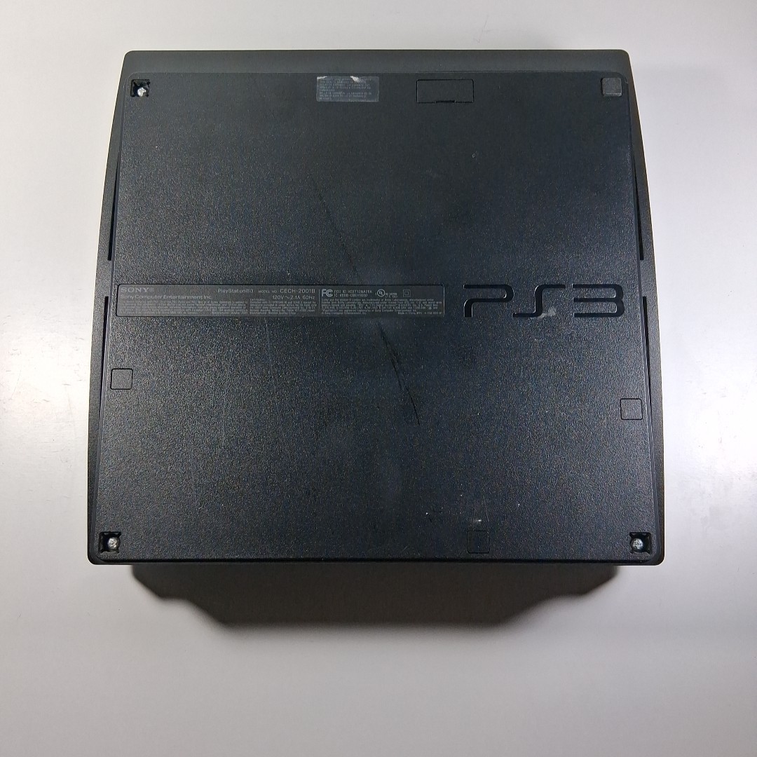 Sony PlayStation 3 Slim PS3 CECH-2001B Black 250GB 5 Games Tested