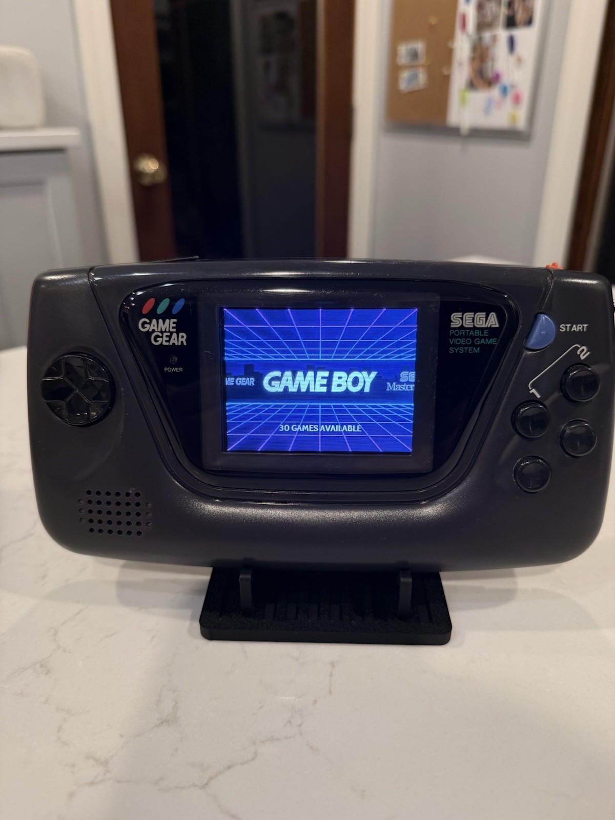 SEGA Game Gear Handheld System – Black, Running RPI