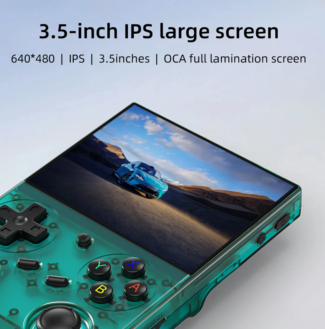 Anbernic RG35XX Pro-Teal|Fully Loaded 256GB Knulli Gladiator II|Power On & Play