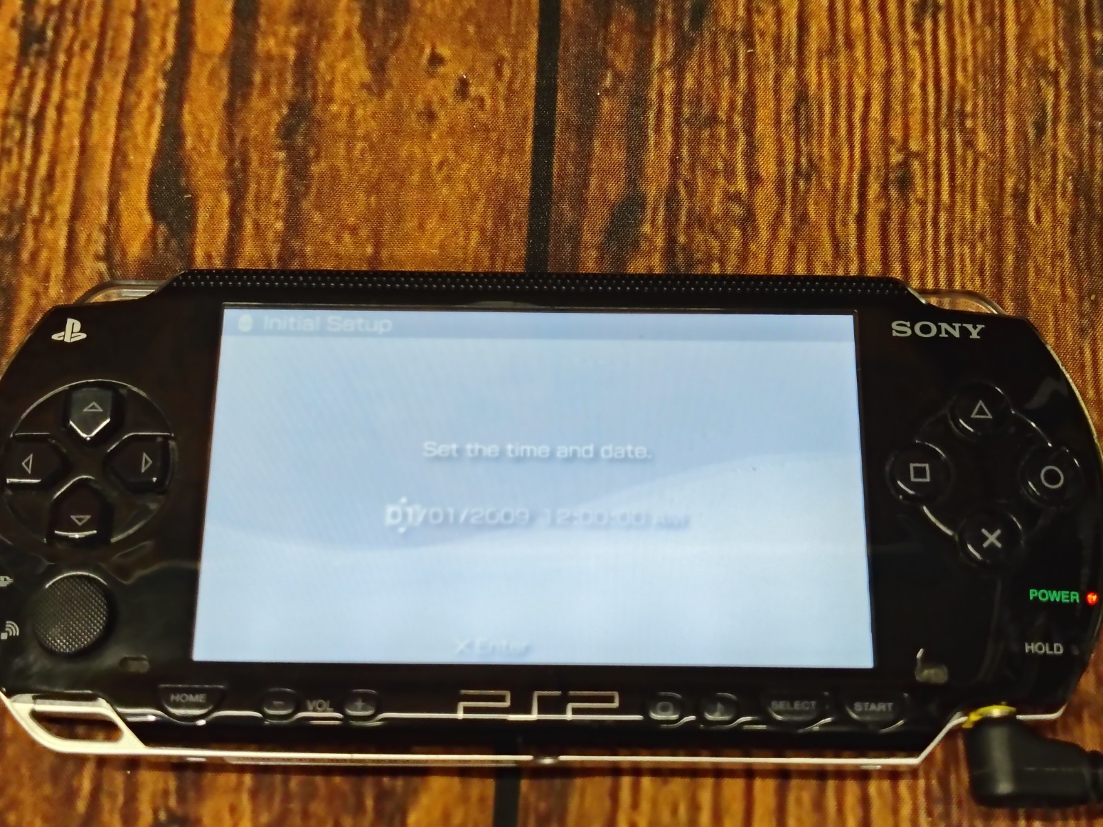 Sony PlayStation Portable PSP 1001 Black Fat Console Tested Working