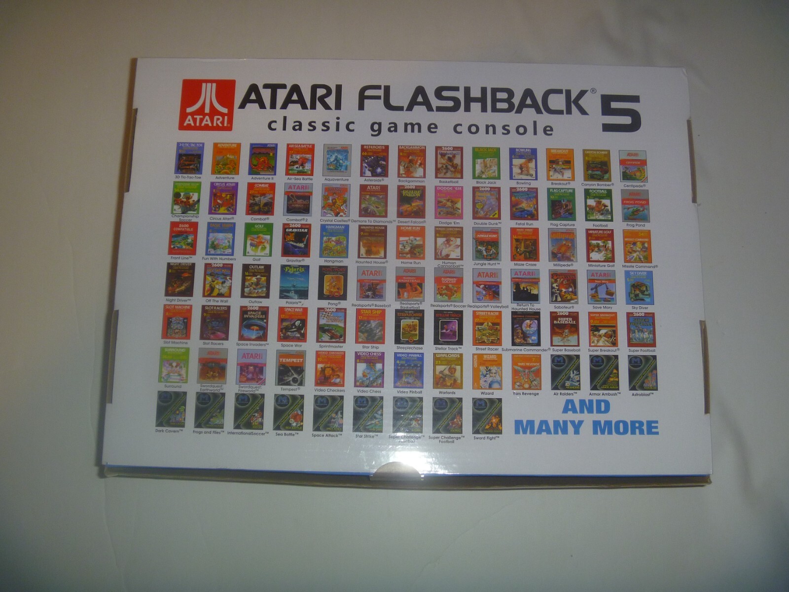 Atari Flashback 5 Classic Game Console Special Edition 92 Built-In Games In Box