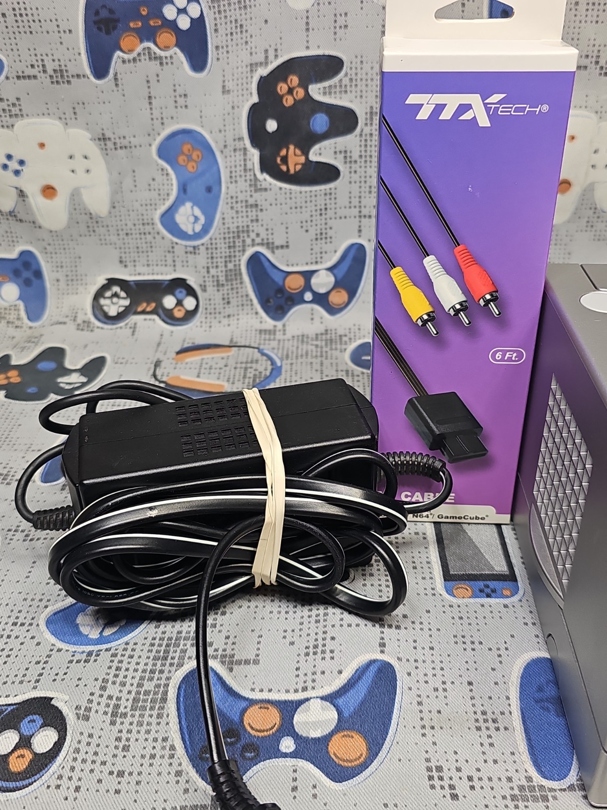 Nintendo GameCube Silver – DOL-101 USA – w/ Controller & Cords CONDITION TESTED