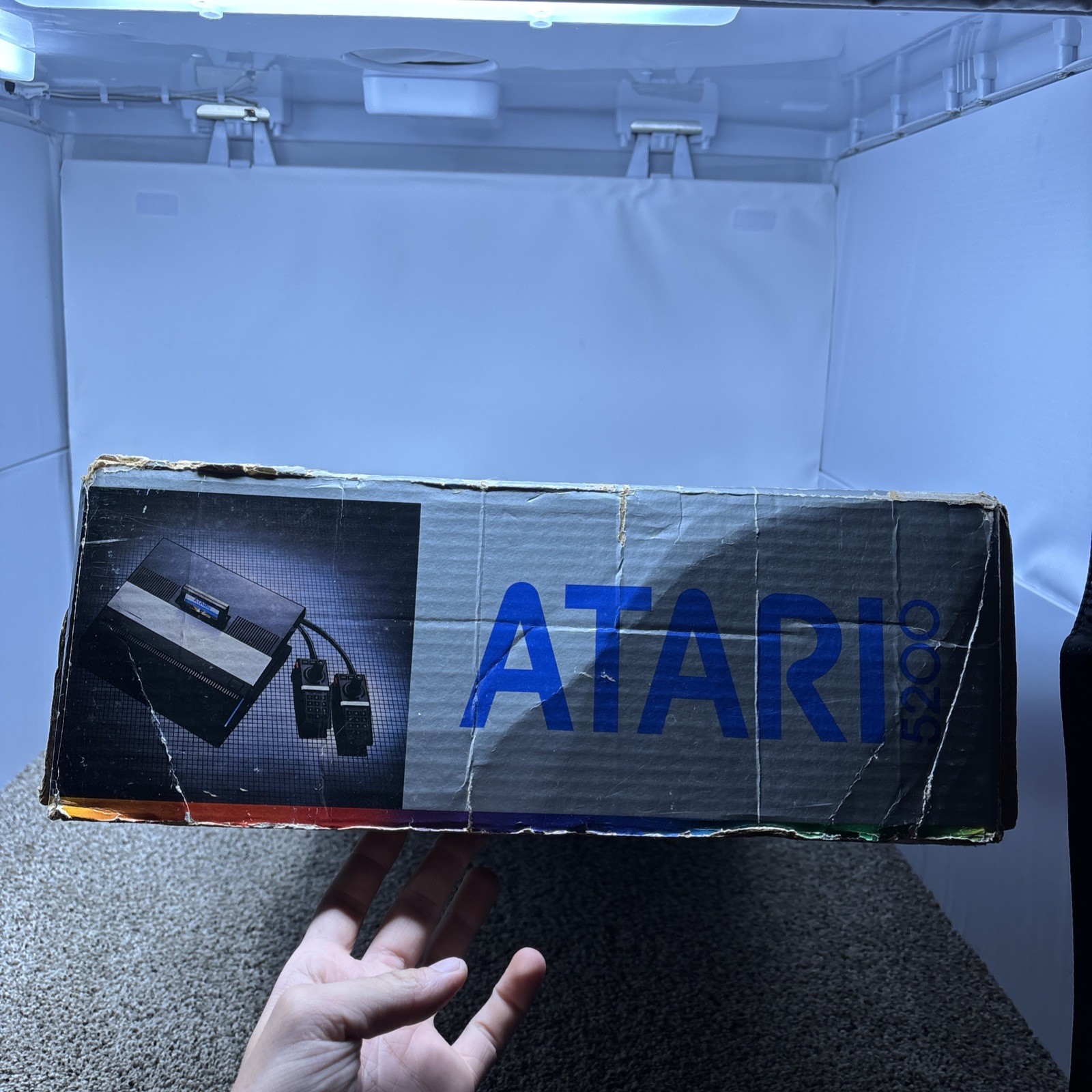Atari 5200 Console Bundle Lot Tested With All Cables And Game in Box Console