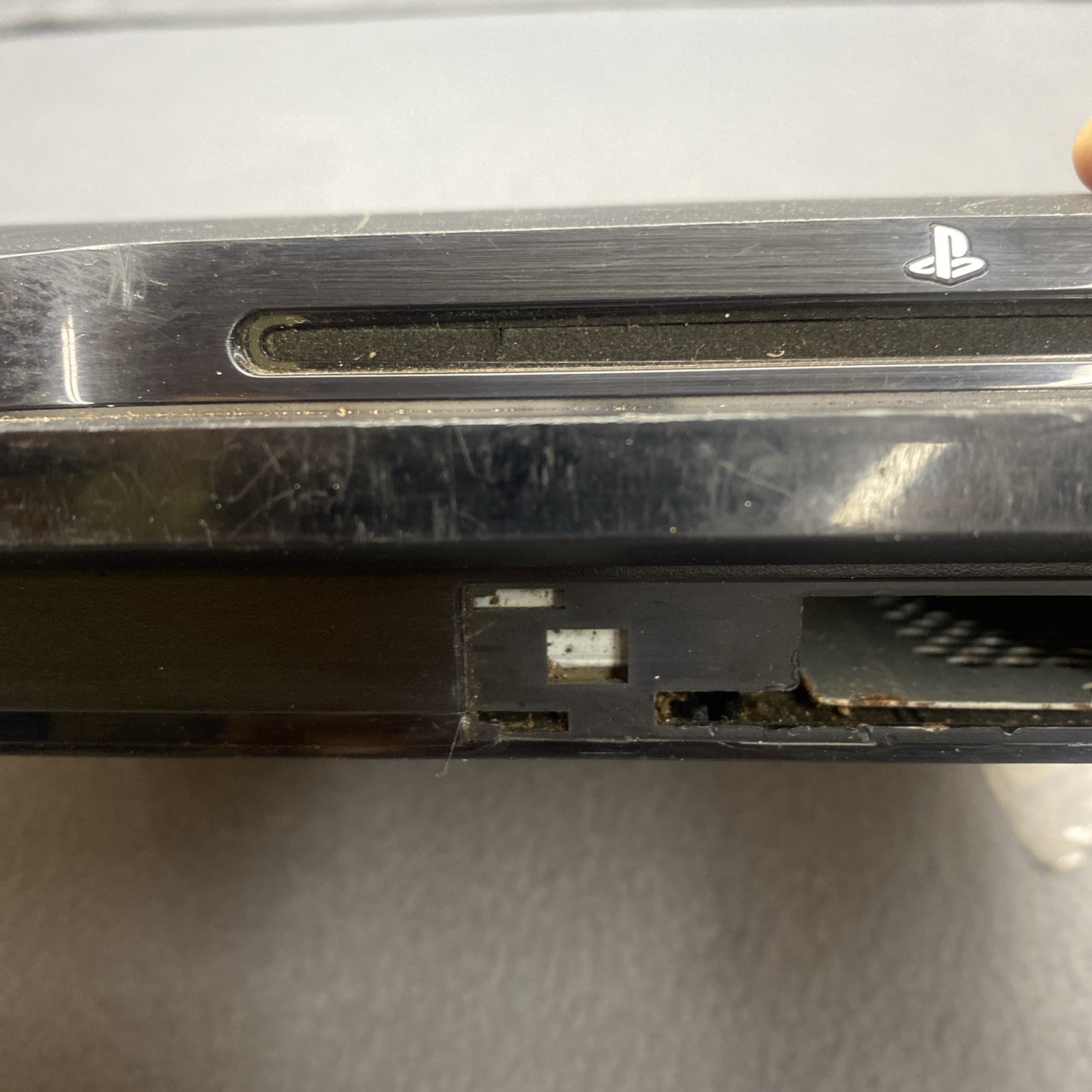 Sony PlayStation 3 PS3 Slim Console CECH-2001B 320GB Black Parts Repair Read 3