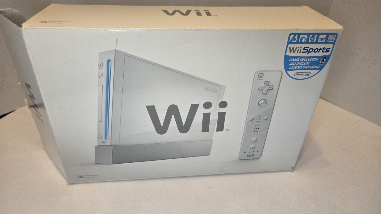 Nintendo Wii Original Retail Box Only Wii Sports Version NO CONSOLE
