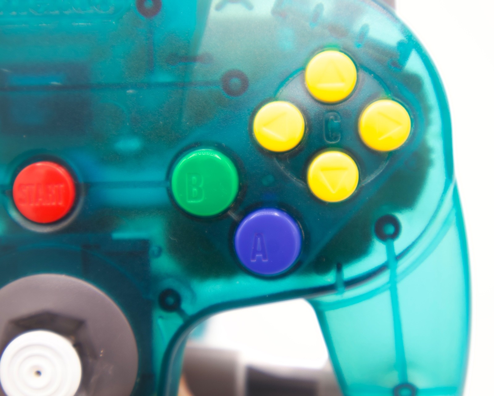Nintendo 64 Clear Blue Console Set Controller Included NTSC-J Japan Tested