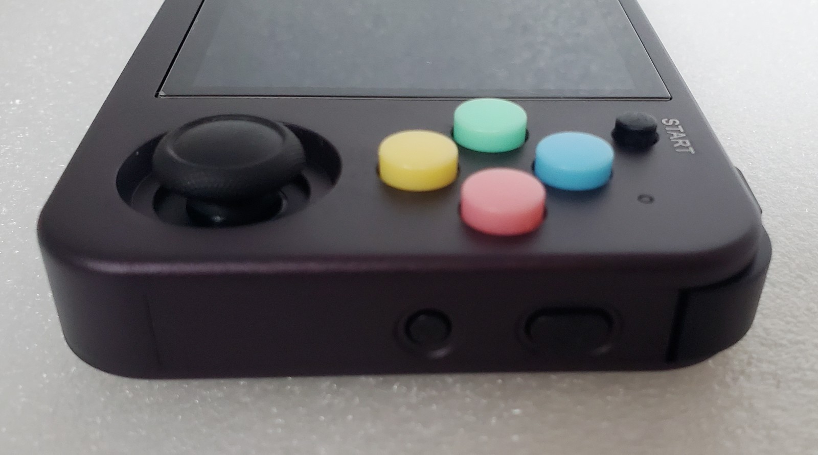 Anbernic RG 353M Purple Modded with Sakura Retro Mod Buttons RG353M