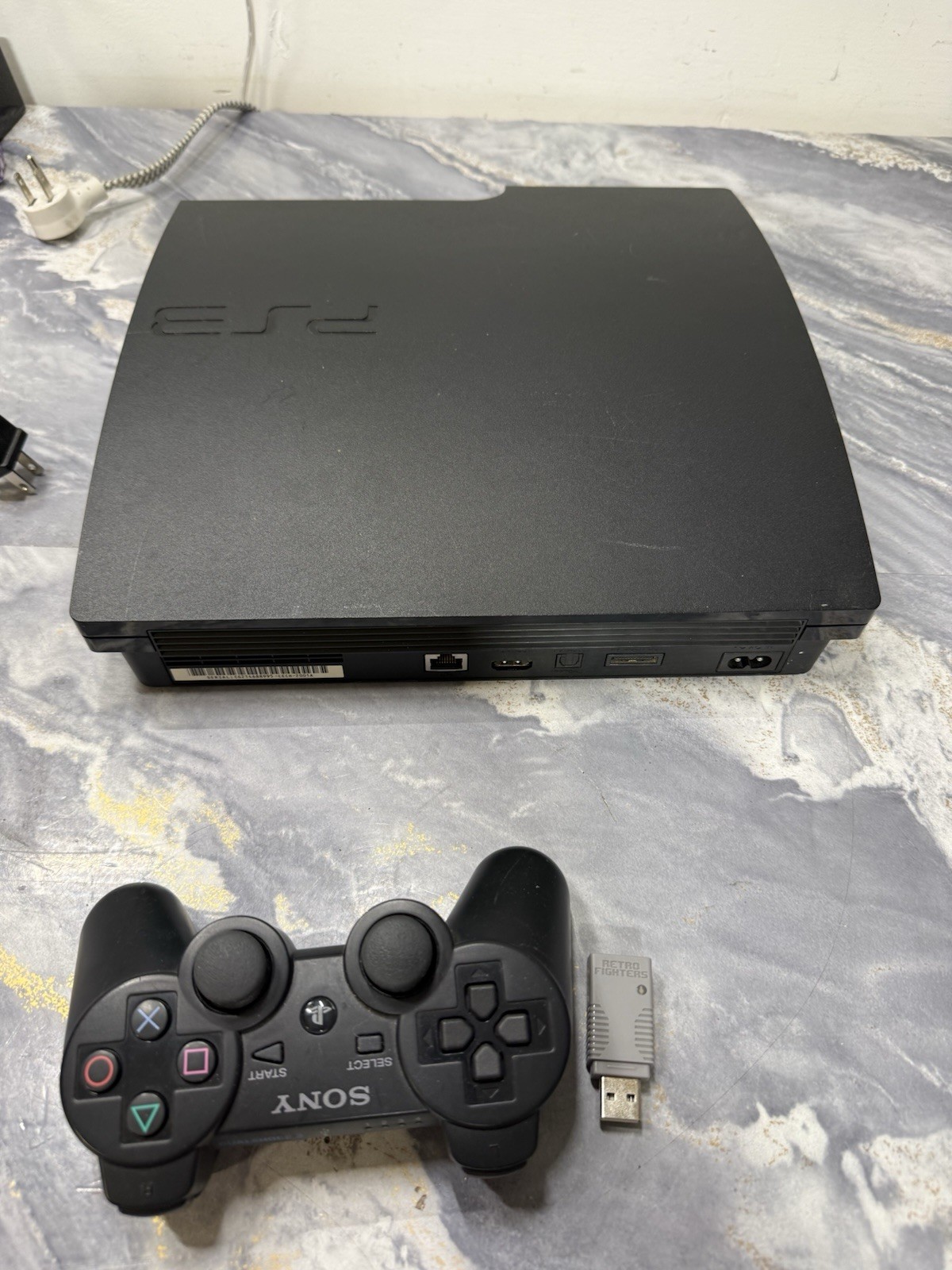 Sony PlayStation 3 Slim Console – Black; CECH-2001A