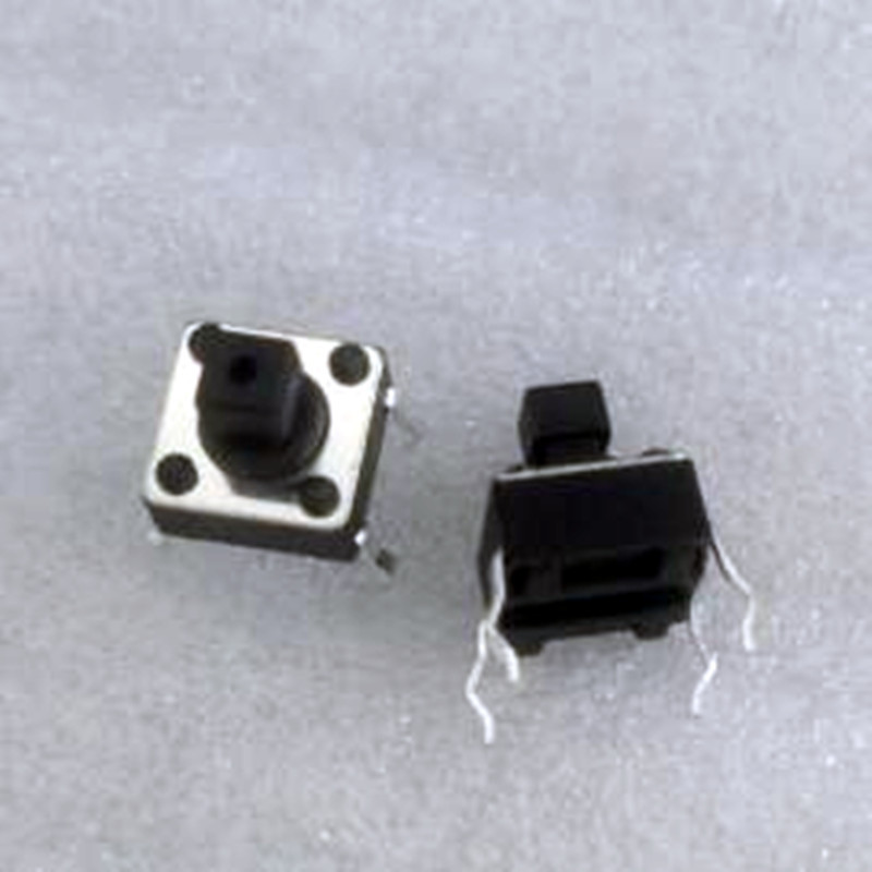 10pcs Mini Tactile Blue Push Button Switch Momentary Tact & Cap Head Cover