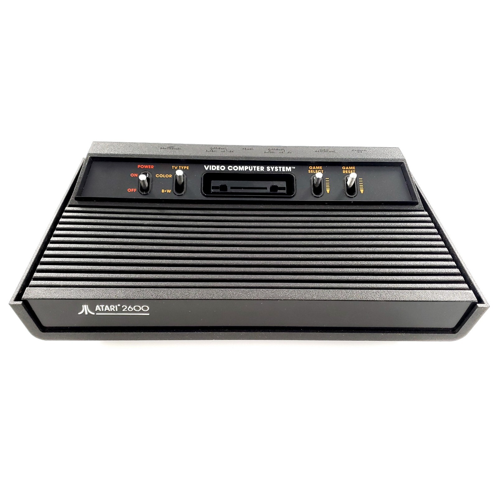Atari 2600 Darth Vader Black Console 4-Switch w/ Controller, Adapter, Box Tested