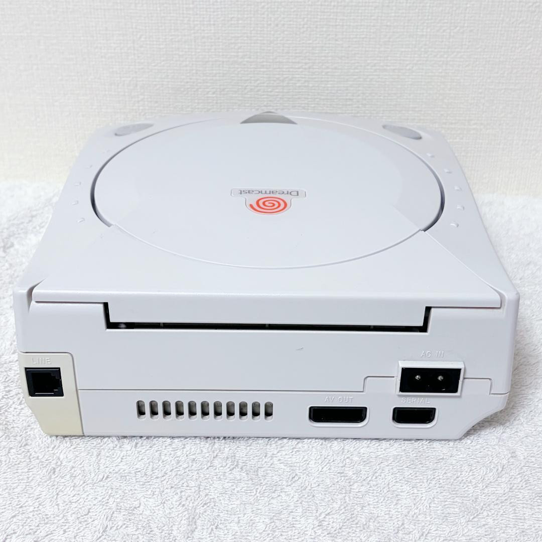 SEGA Dreamcast HKT-3000 White Console Controller Set Japan 100V Tested Working