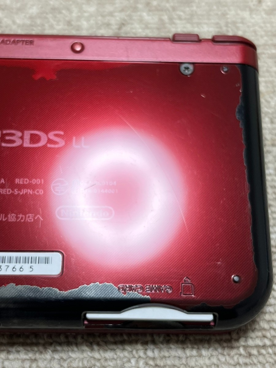 New 3DS LL XL Metalic red Japan Nintendo Console region Japanese B884